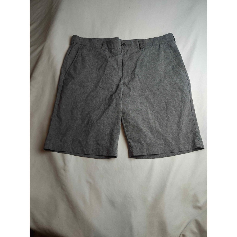 PGA TOUR Mens Gray Heather Golf Shorts Size 38 Performance Stretch Activewear